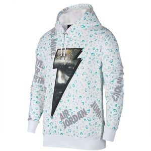 Air Jordan Like Mike Gatorade Men's Med Hoodie Lightning Bolt Jordan Graphic